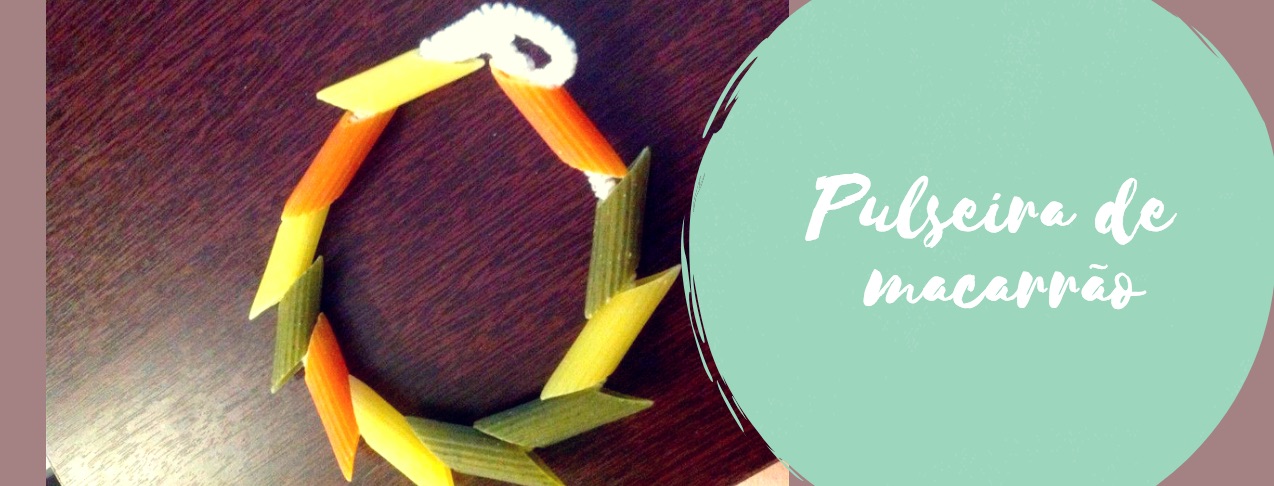 Pulseira de macarrão