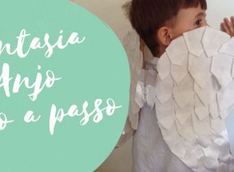Fantasia anjo - Passo a passo asas de anjo