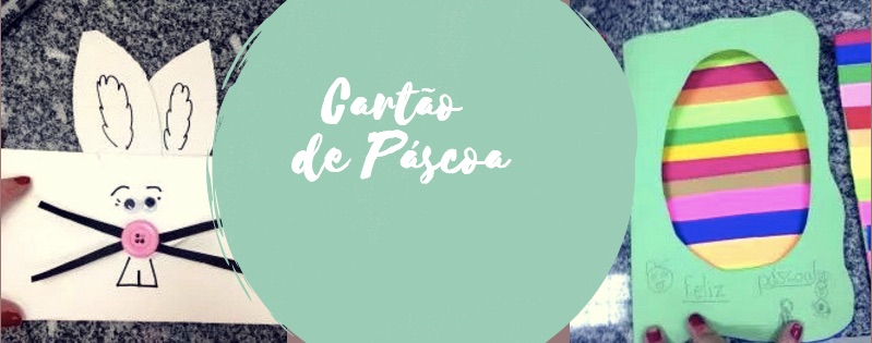modelo de cartão Páscoa