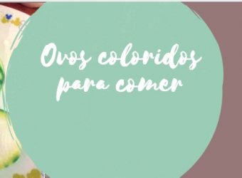 ovos coloridos para comer