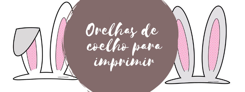 Orelhas de coelho para imprimir