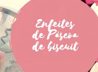 Enfeites de Páscoa de biscuit