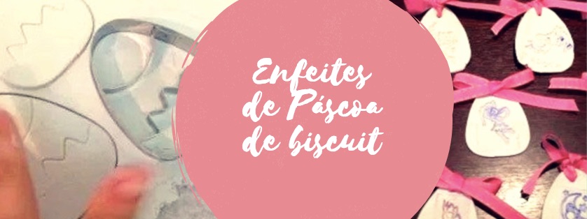 Enfeites de Páscoa de biscuit