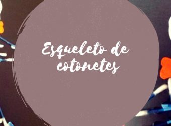 Esqueleto de cotonetes