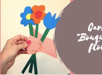 Cartão "Bouquet de flores"