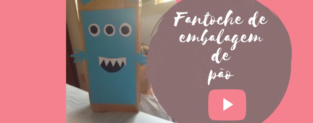 Fantoches com embalagem de pão