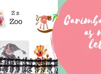 Carimbando com as mãos a letra Z