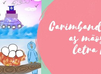 Carimbando com as mãos a letra N