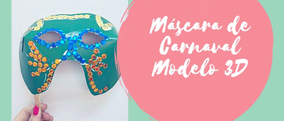 Máscara de Carnaval Modelo 3D