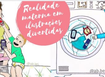 Realidade materna em ilustrações divertidas