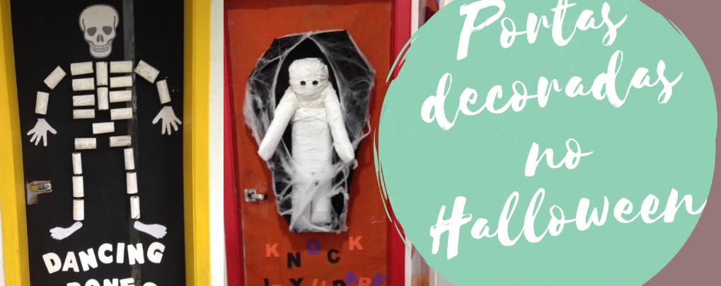 Portas Decoradas para o Halloween