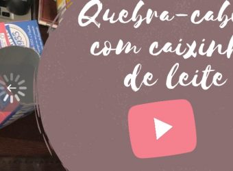 Quebra cabeça com caixinha de leite