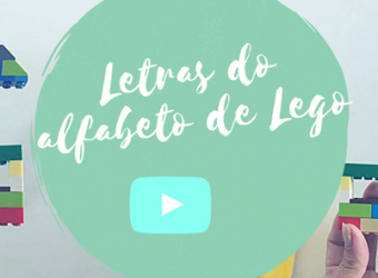 Letras do alfabeto de Lego