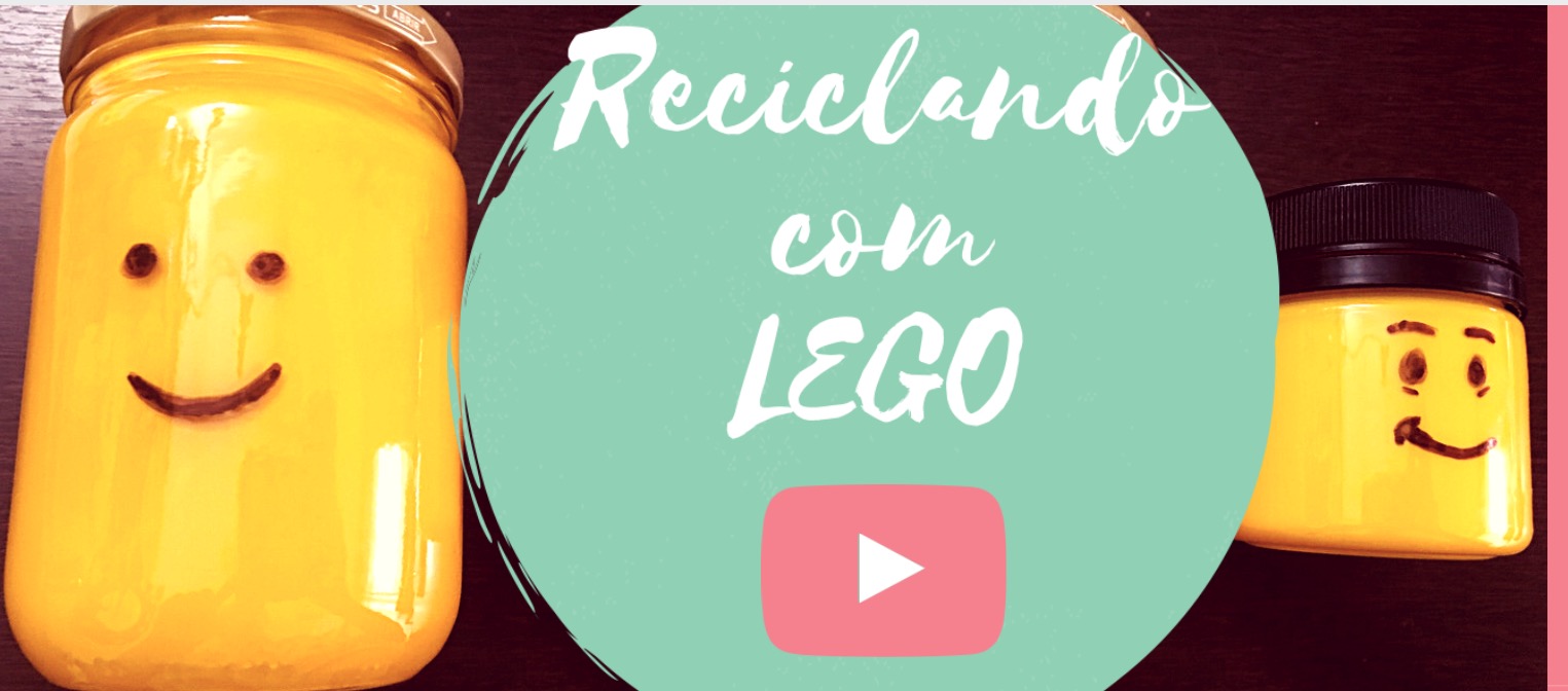 Reciclando com o tema LEGO