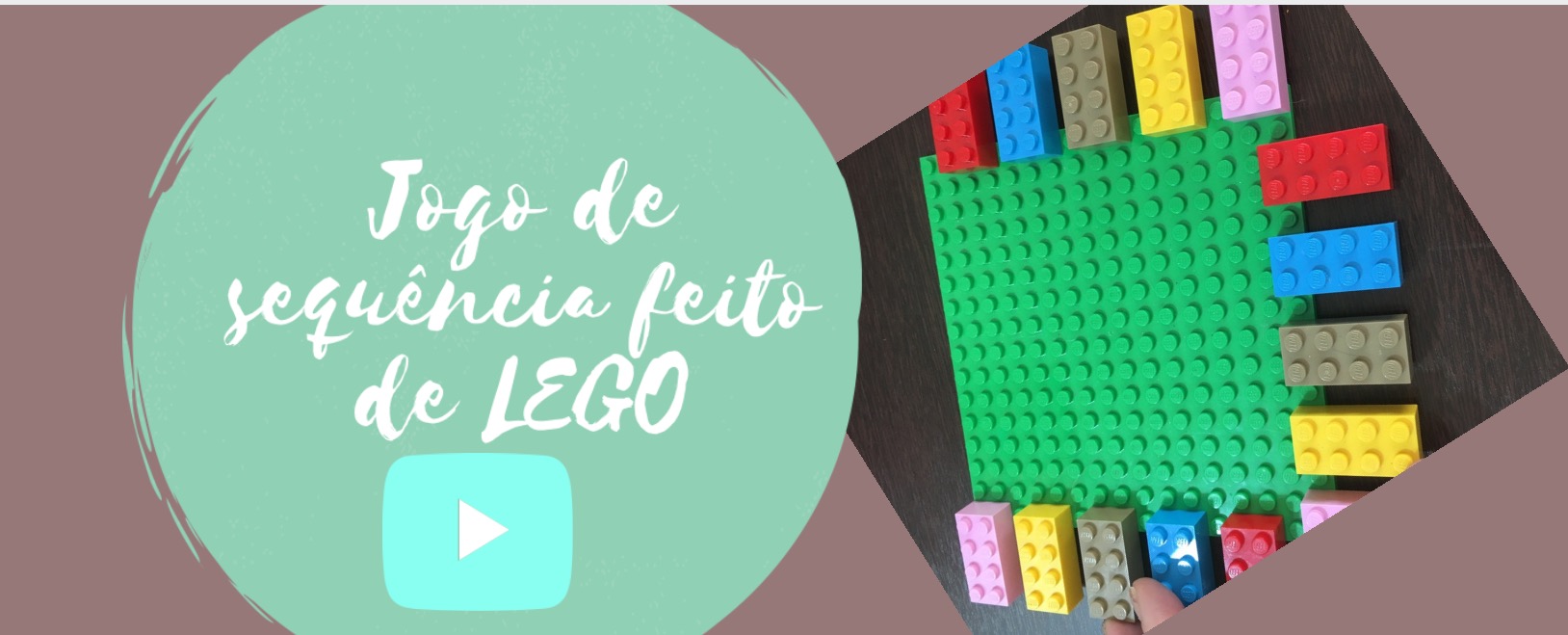 Jogo de sequência com Lego