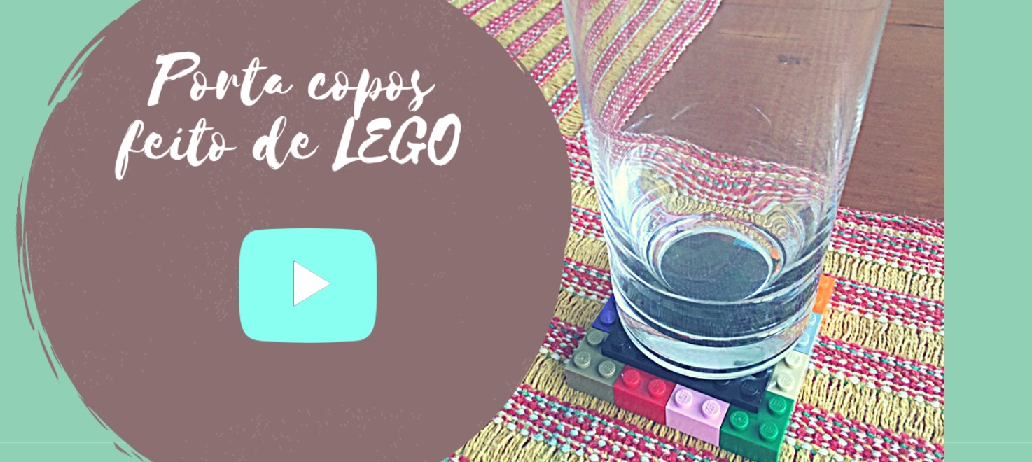 Porta copos de Lego