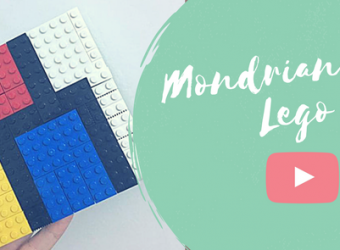 Arte com Lego - Mondrian