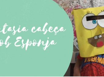 Fantasia cabeça Bob Esponja