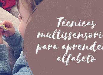 Técnicas multissensoriais para aprender o alfabeto
