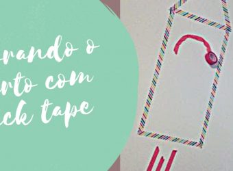 Decorando o quarto com Duck Tape