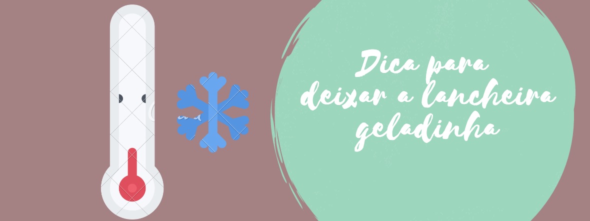 Dica para deixar a lancheira geladinha