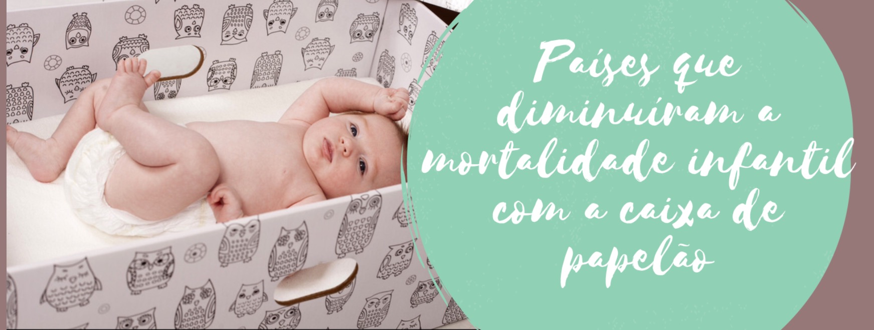 Países que diminuíram a mortalidade infantil com a caixa de papelão