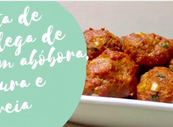 Receita de almôndega de carne com abóbora, cenoura e aveia