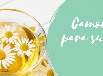 Camomila para sua pele