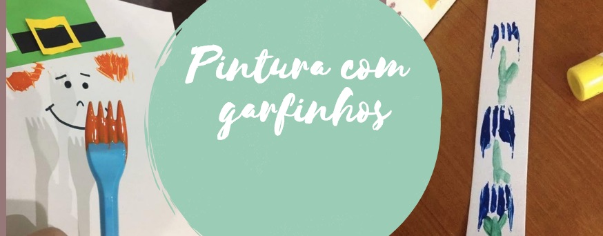 Pintura com garfinhos