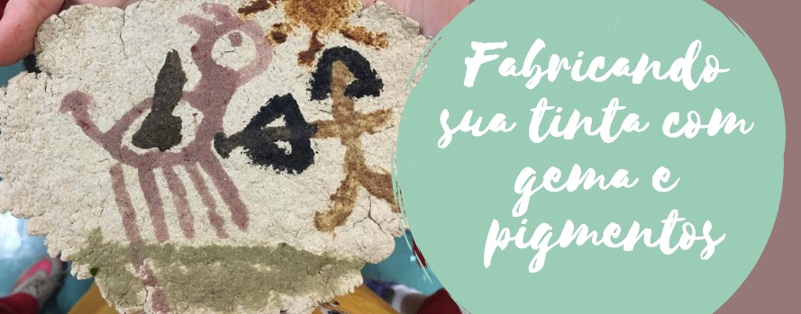 Fabricando sua tinta com gema e pigmentos