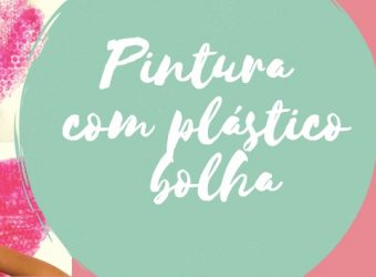 Pintura com plástico bolha