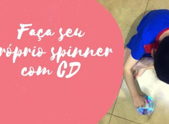 Faça seu próprio spinner com CD