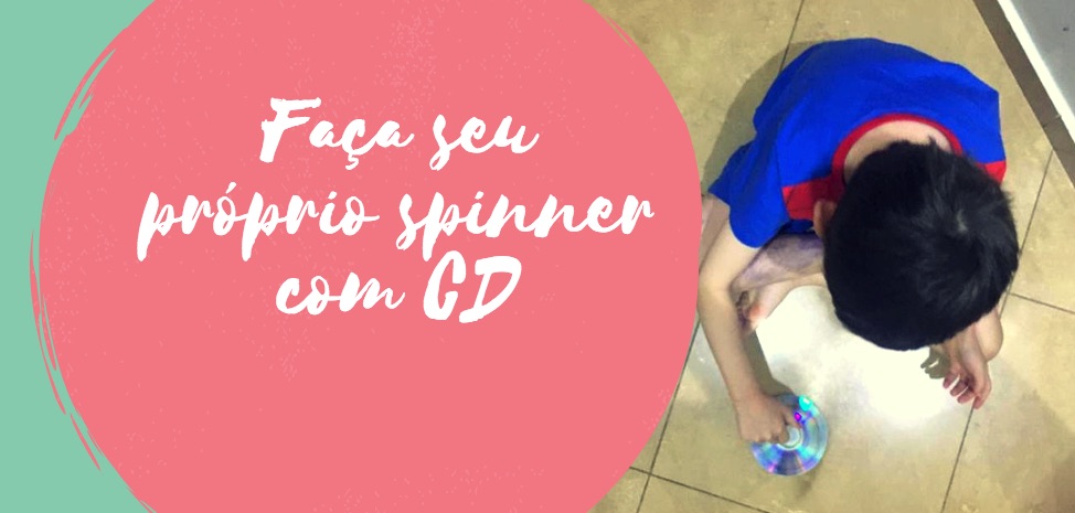 Faça seu próprio spinner com CD