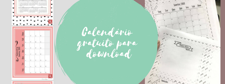 Calendário gratuito para download