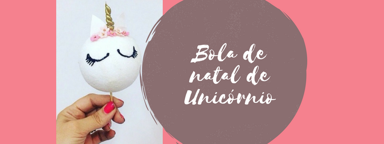 Bola de natal de Unicórnio