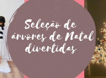 Seleção de árvores de Natal divertidas