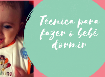 Técnica para fazer o bebê dormir