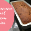 Bolo de banana low carb com cacau orgânico