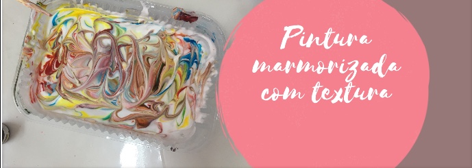 Pintura marmorizada com textura