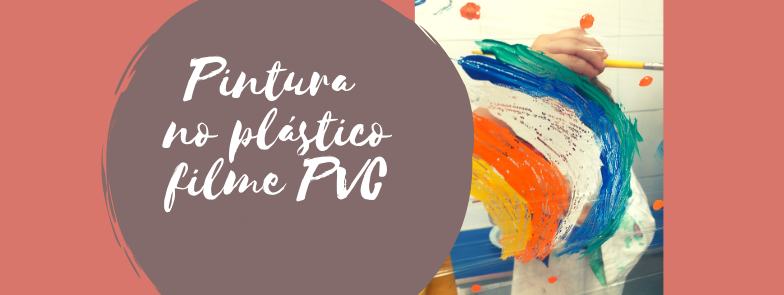 PINTURA no plástico filme PVC